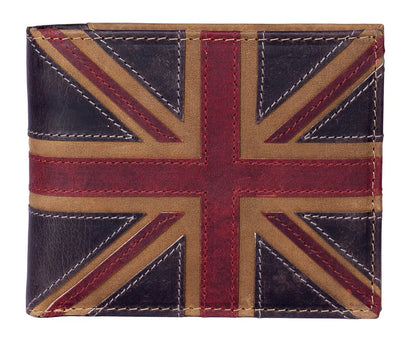 Union Jack Basic Wallet Brown - RFID